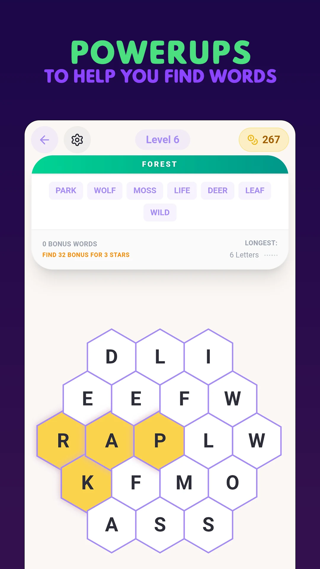 Hexaword screenshot